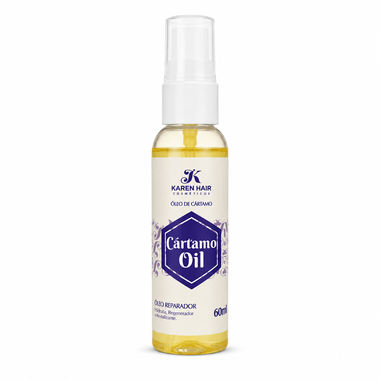 Óleo Reparador Cártamo 60ml - Karen Hair Cosméticos
