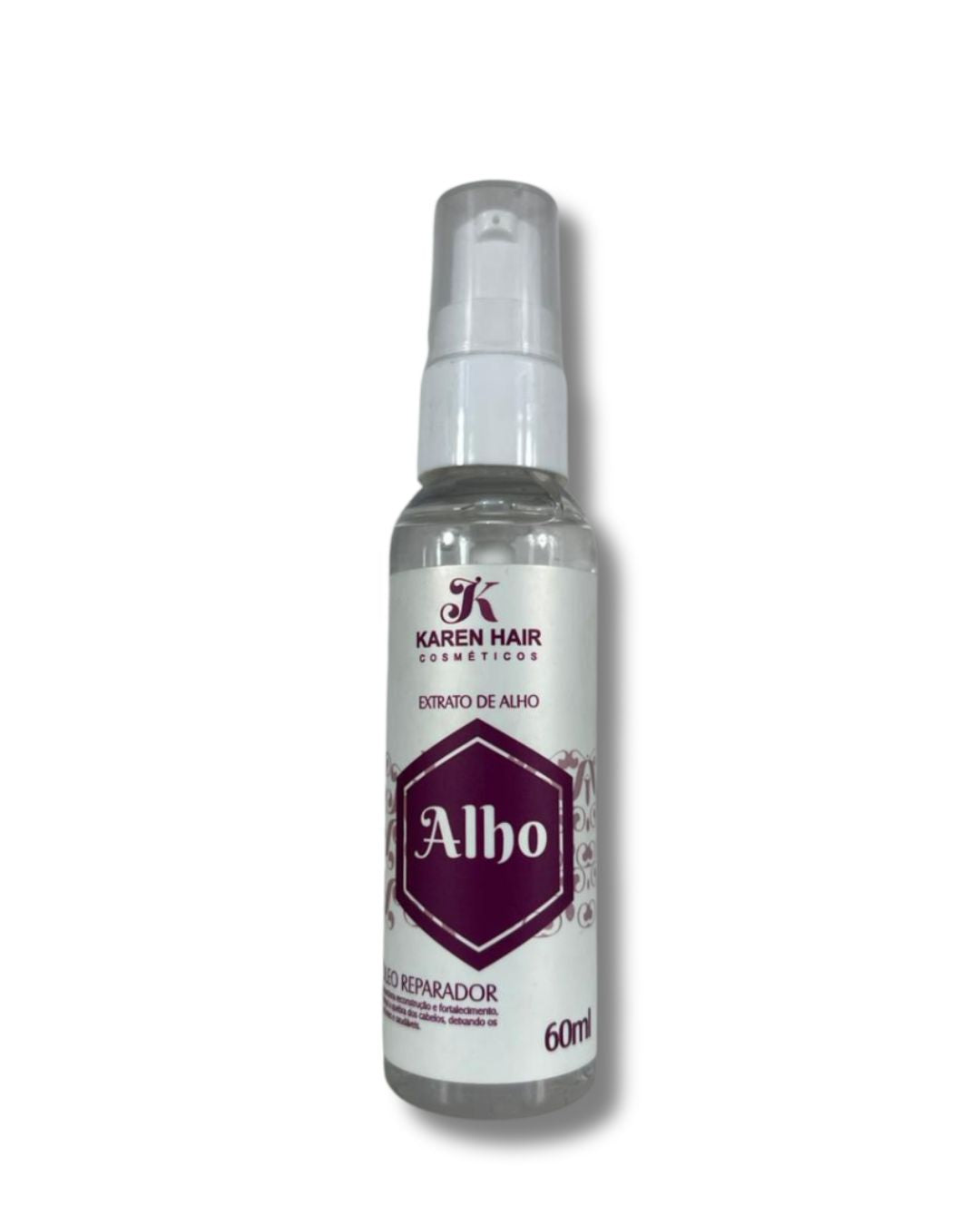 Óleo Reparador Alho 60ml - Karen Hair Cosméticos