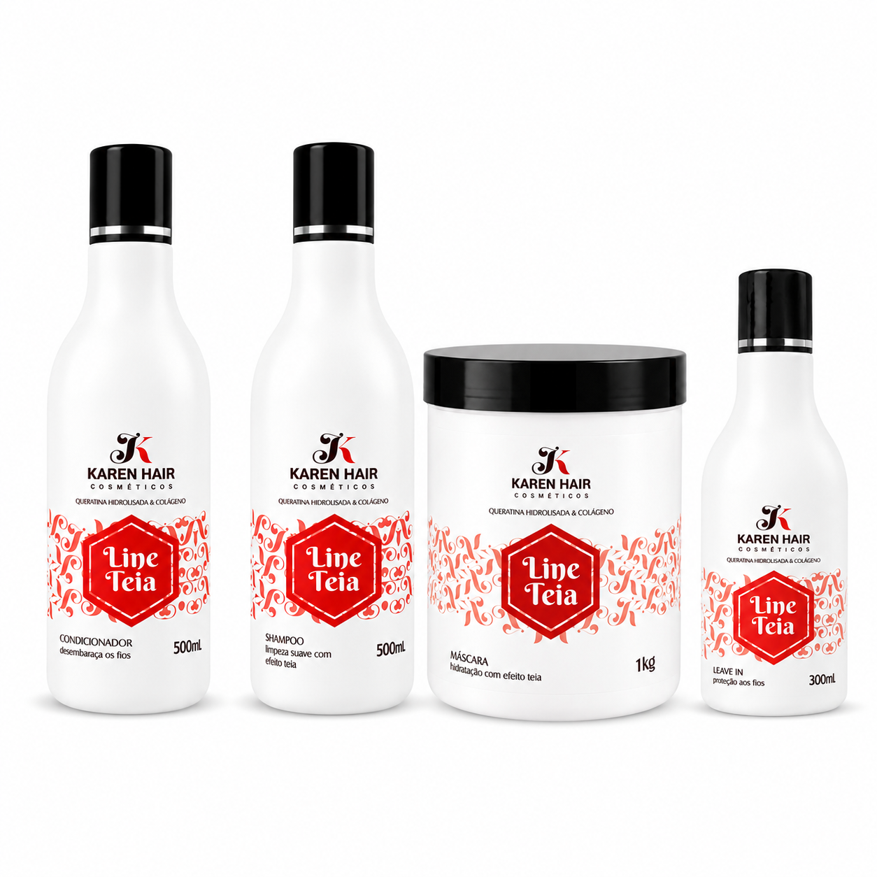 Kit Line teia C/4 - Karen Hair Cosméticos
