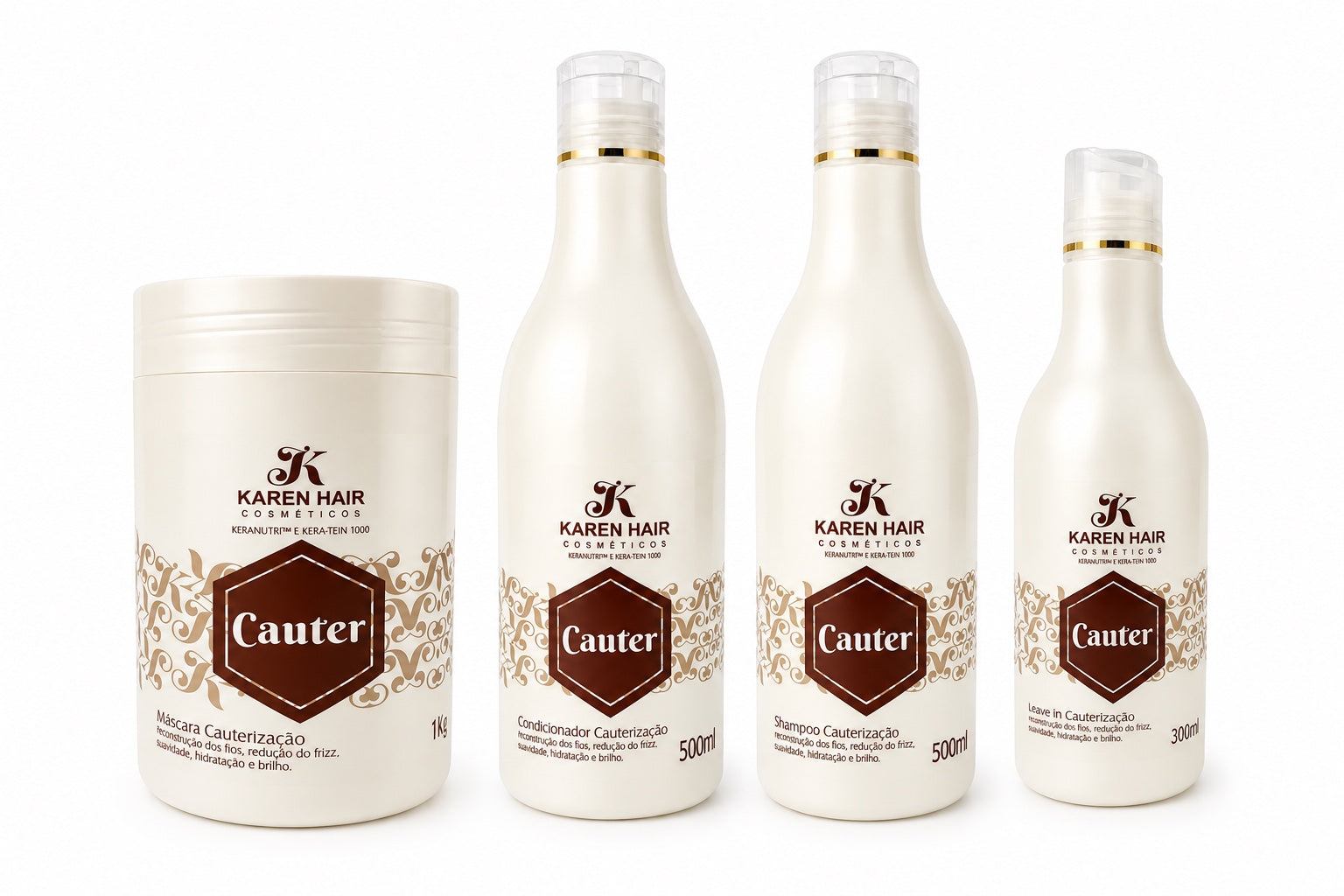 Kit Cauterização C/4 - Karen Hair Cosméticos