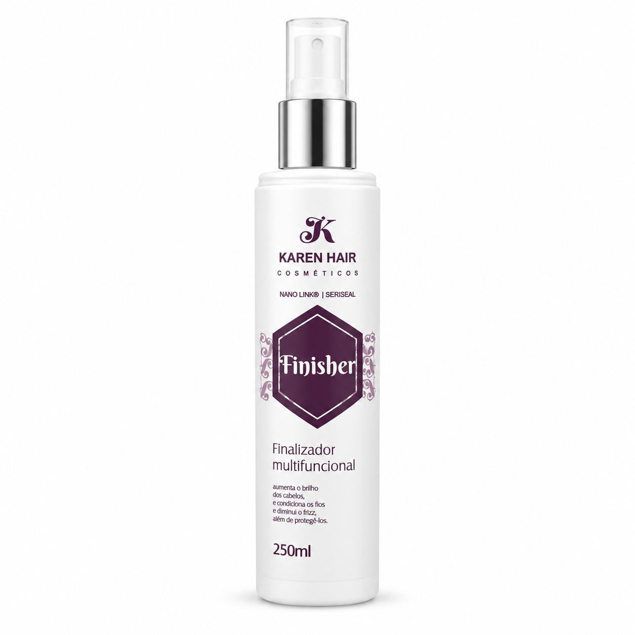 Finisher Finalizador Multifuncional 250ml - Karen Hair Cosméticos