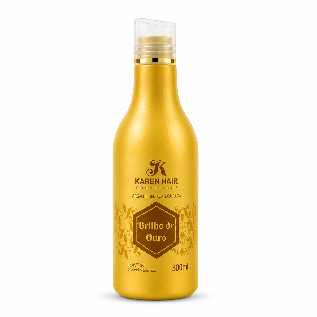 Kit Brilho de Ouro C/4 - Karen Hair Cosméticos
