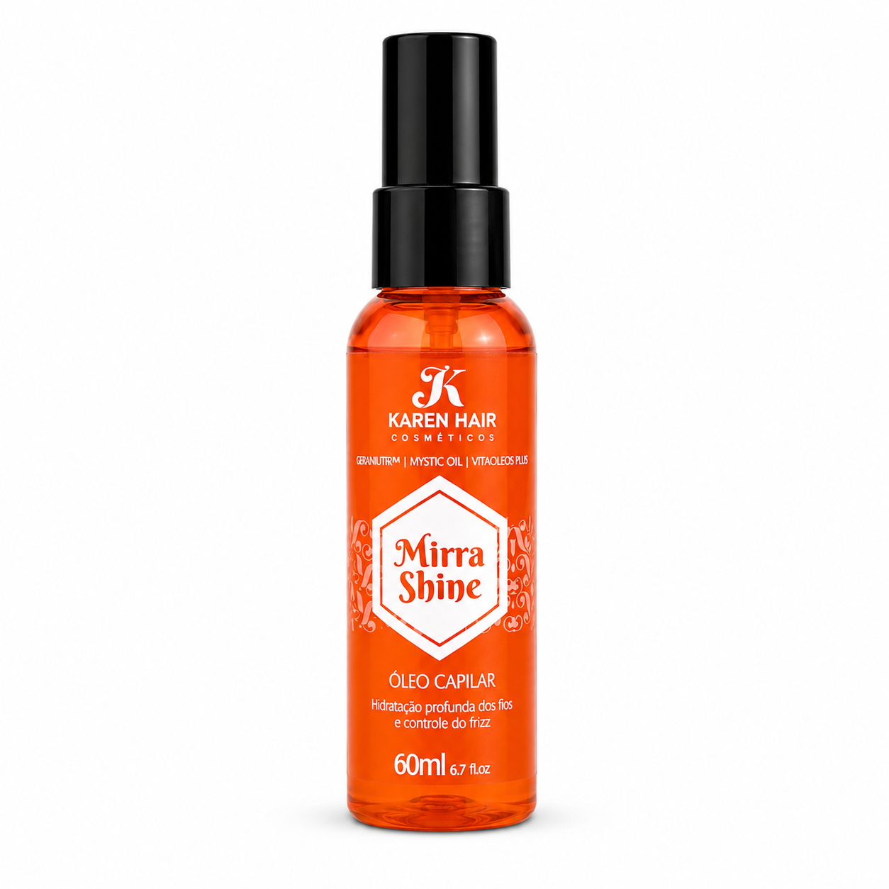 OLEO CAPILAR MIRRA SHINE 60ML KAREN HAIR